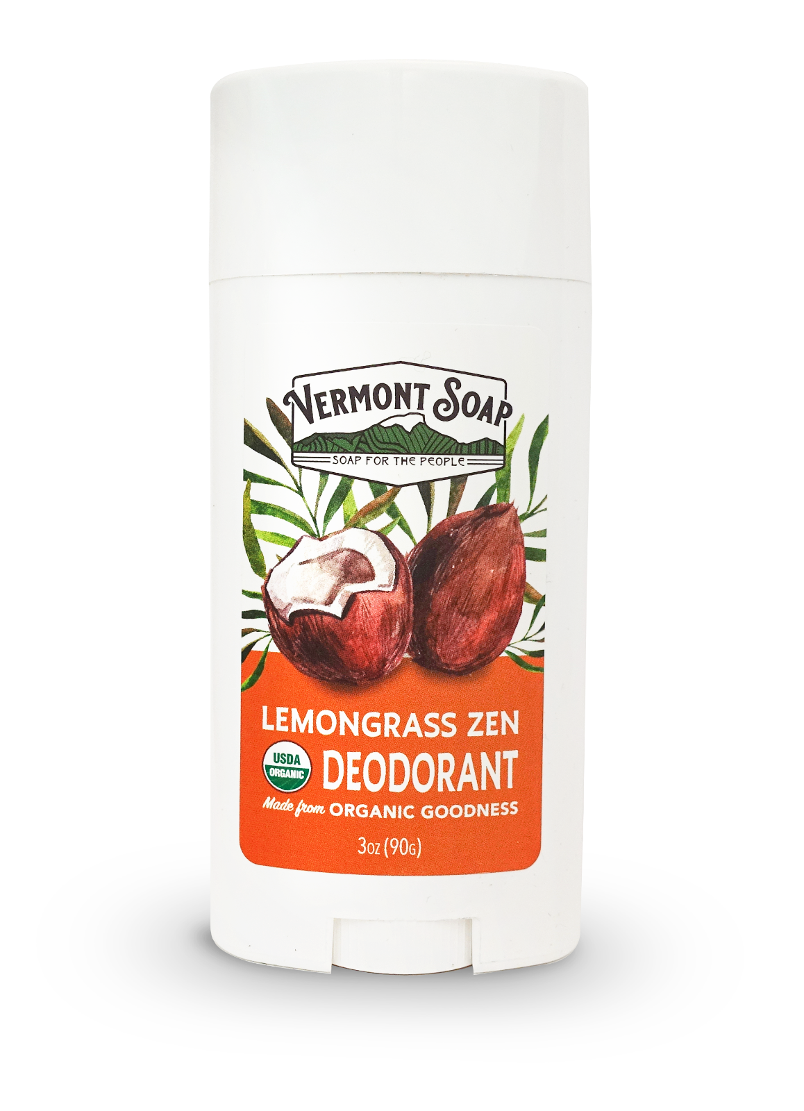 Vermont Soap Organic Deodorant - Lemongrass Zen